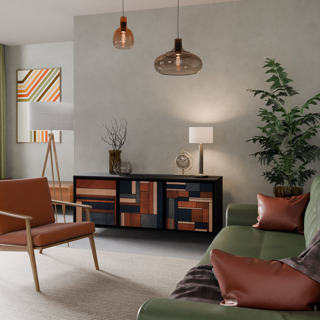 Buffet 3 portes INTREPID FORMATION en finition noire