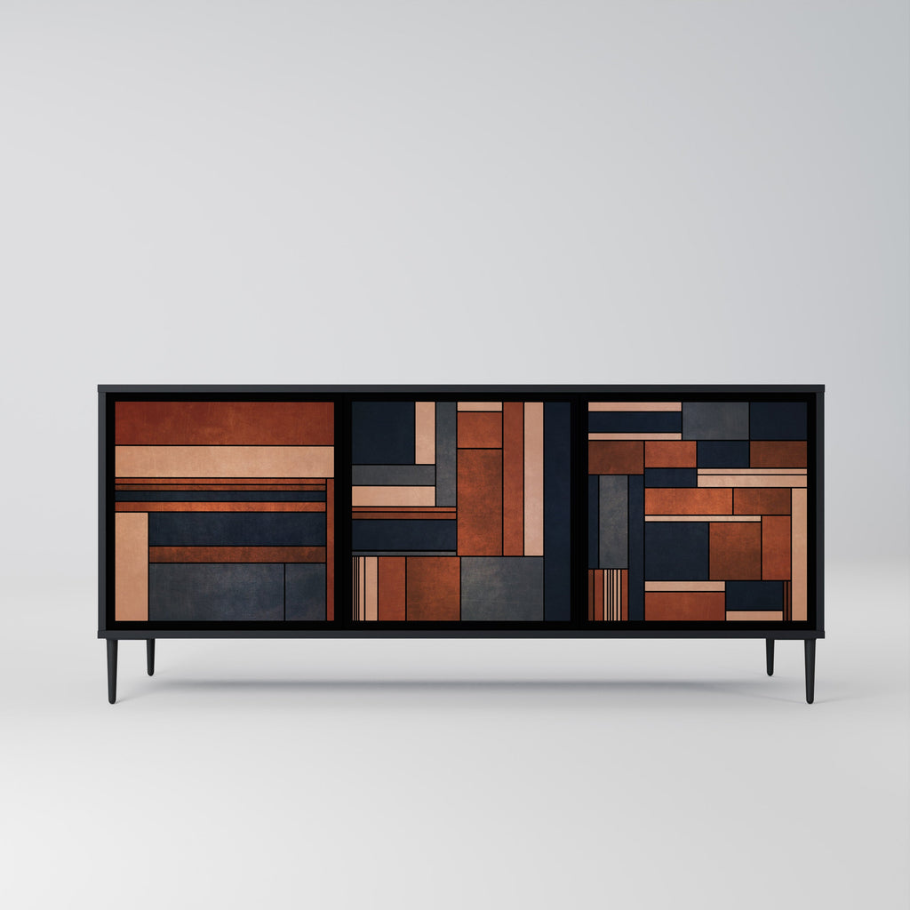 Buffet 3 portes INTREPID FORMATION en finition noire