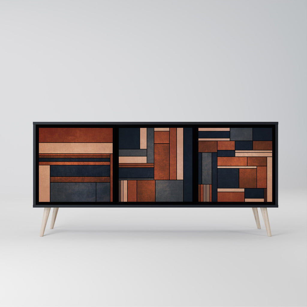 Buffet 3 portes INTREPID FORMATION en finition noire