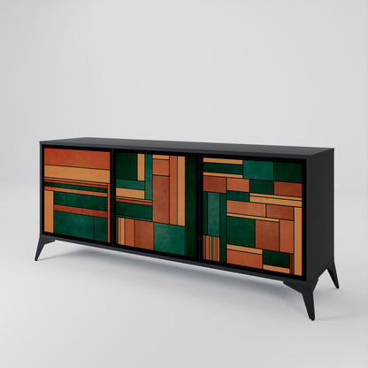 EARTHY FIGURES 3-Door Sideboard