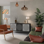 POLYGON ILLUSION 3-Door Sideboard