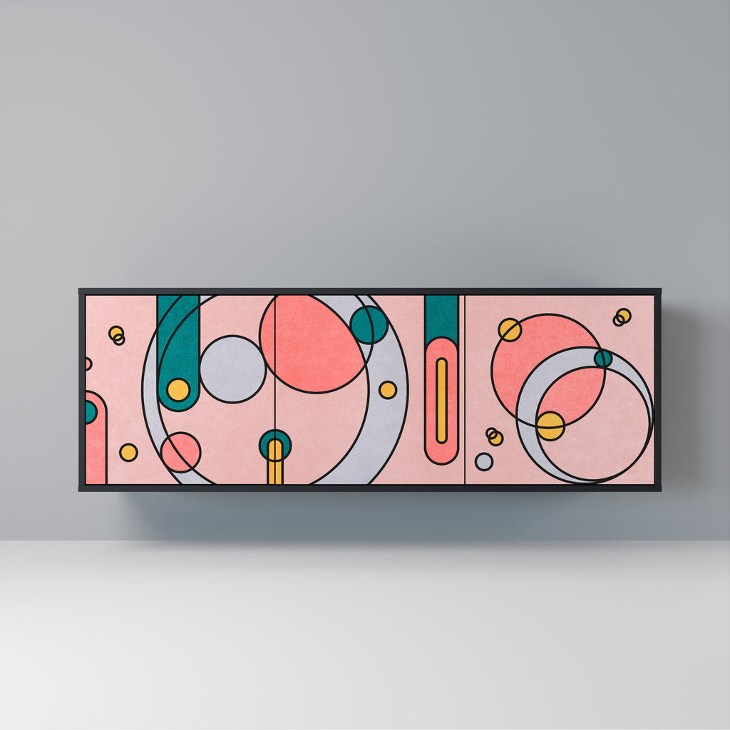 Buffet 3 portes GOSSAMER ECHOES finition noire