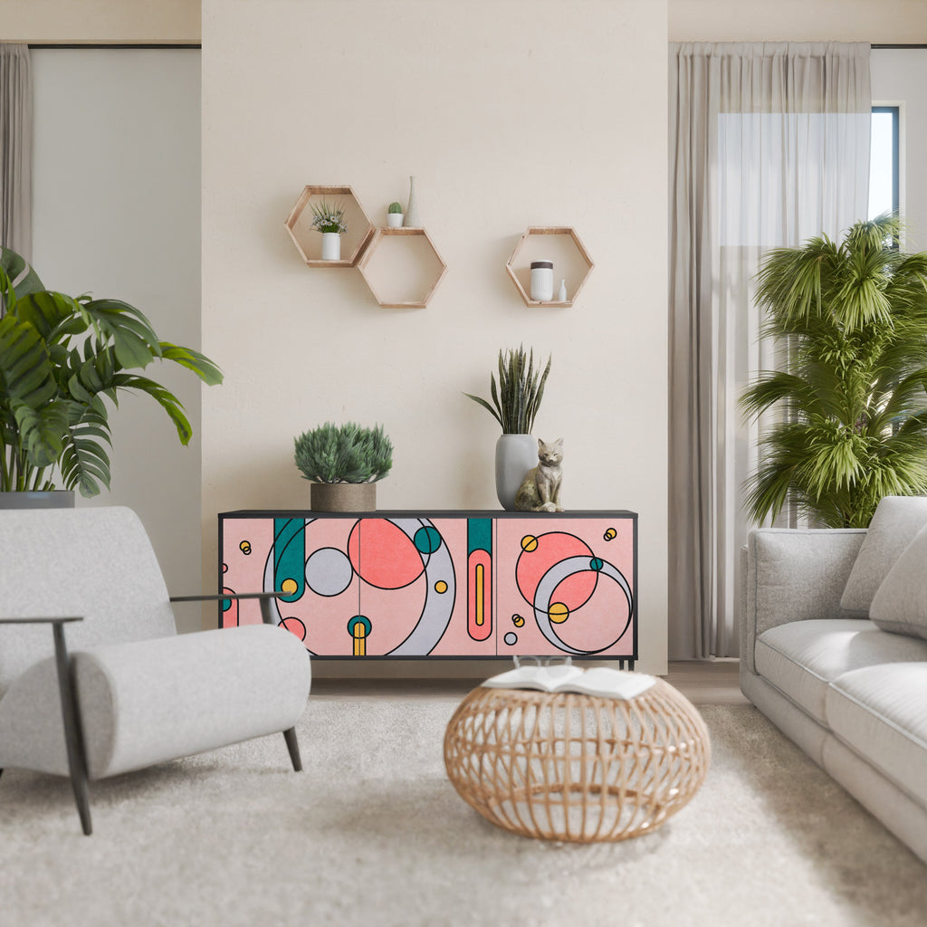 Buffet 3 portes GOSSAMER ECHOES finition noire