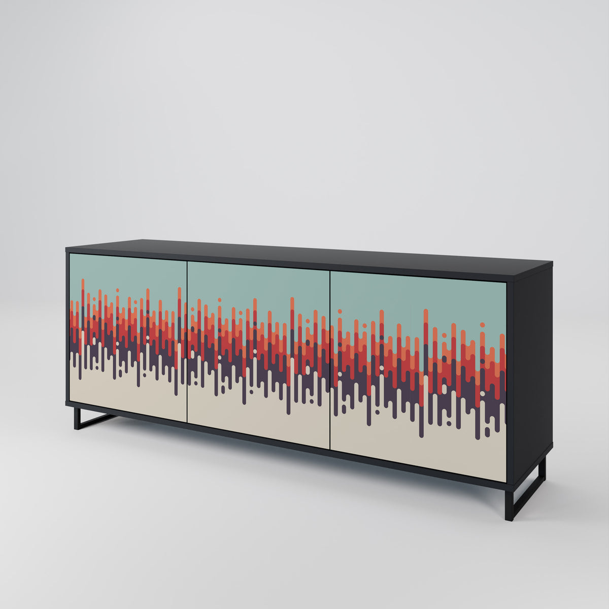 CHROMA CONTOURS 3-Door Sideboard