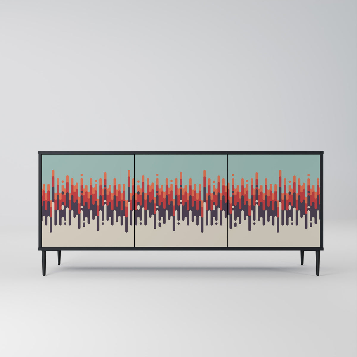CHROMA CONTOURS 3-Door Sideboard