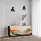 WATERCOLOUR PEAKS 3-Door Sideboard