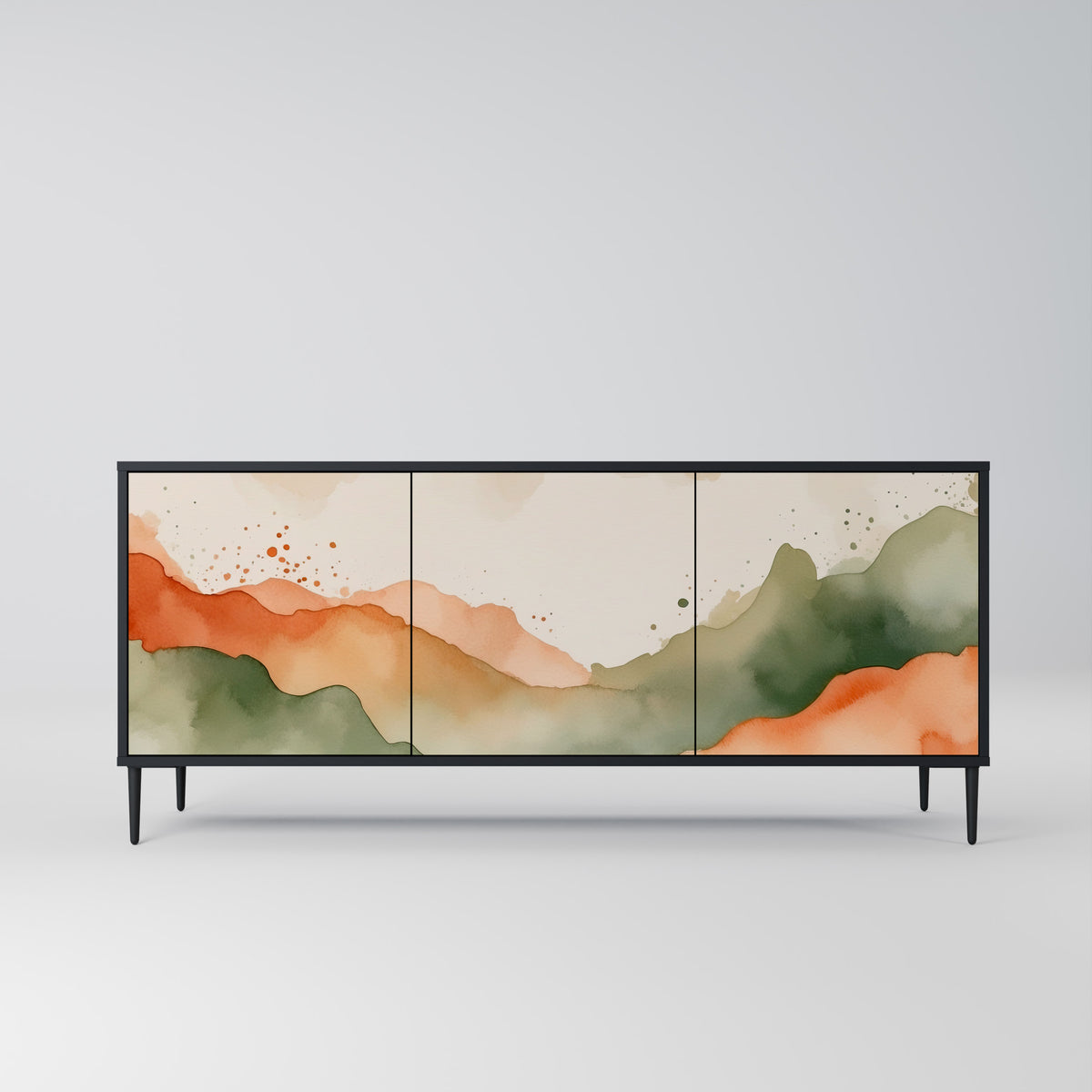 WATERCOLOUR PEAKS 3-Door Sideboard