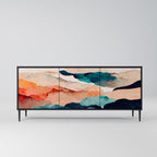 ABSTRACT LANDSCAPE 3-Door Sideboard