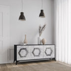HEXAGONAL FIGURES 3-Door Sideboard