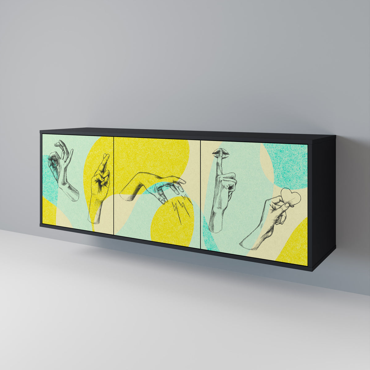 BODY LANGUAGE 3-Door Sideboard