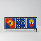 GEOMETRIC EYES 3-Door Sideboard