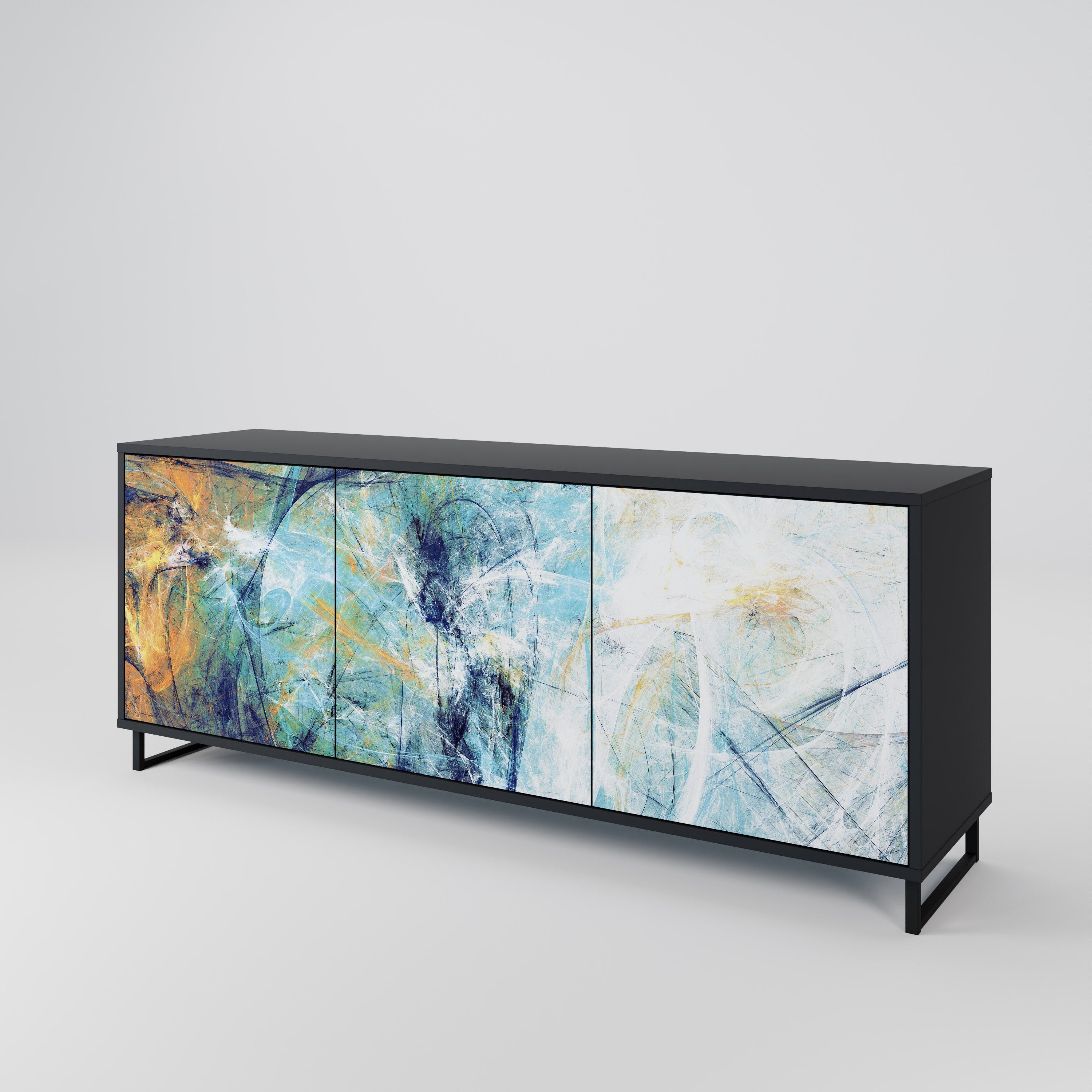 ABSTRACT THOUGHTS 3-Door Sideboard
