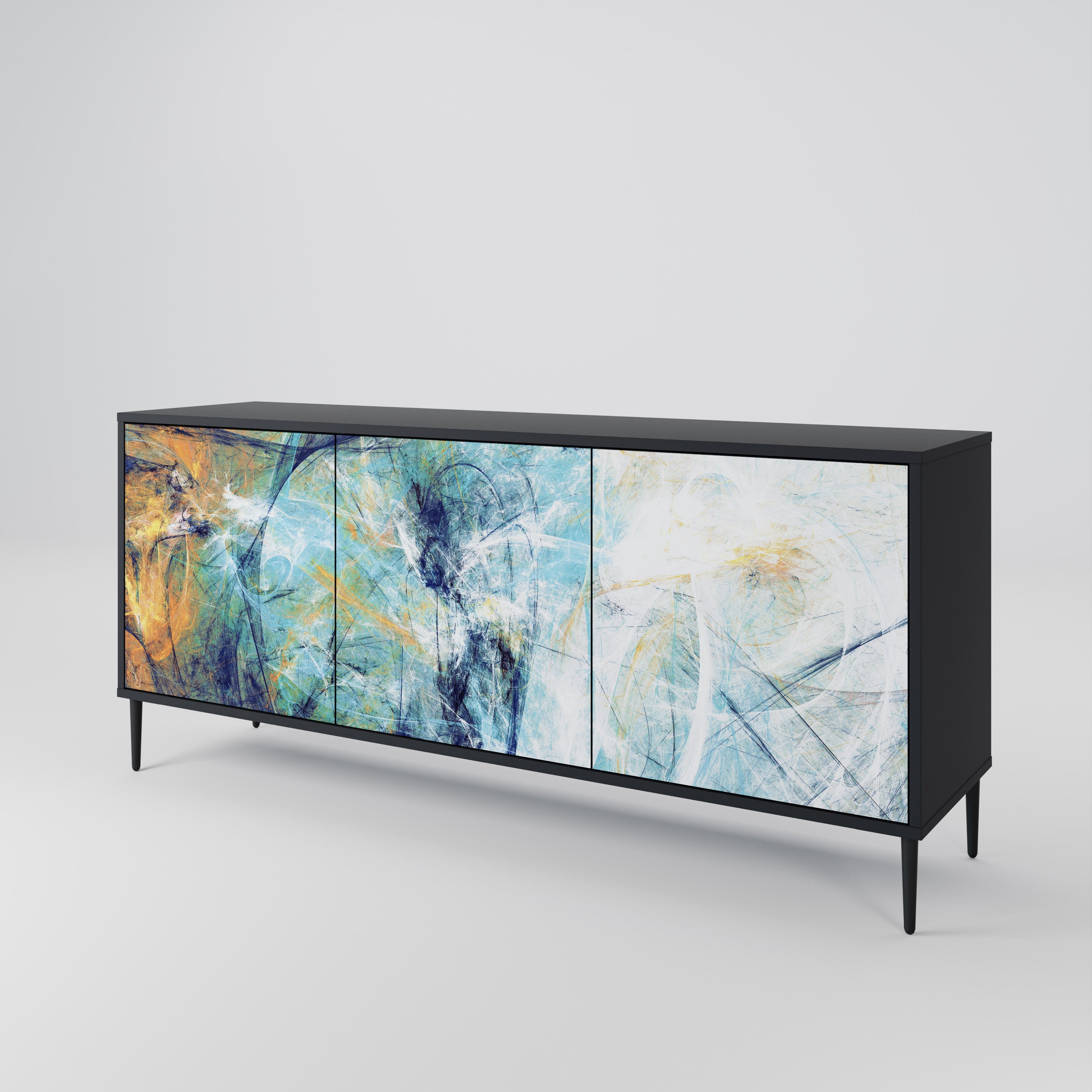 ABSTRACT THOUGHTS 3-Door Sideboard