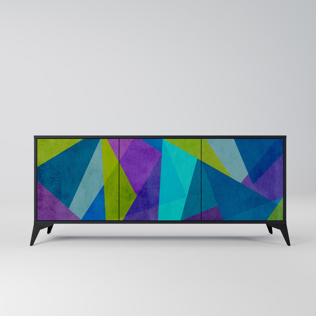 Buffet 3 portes COLD SHOWCASE en finition noire