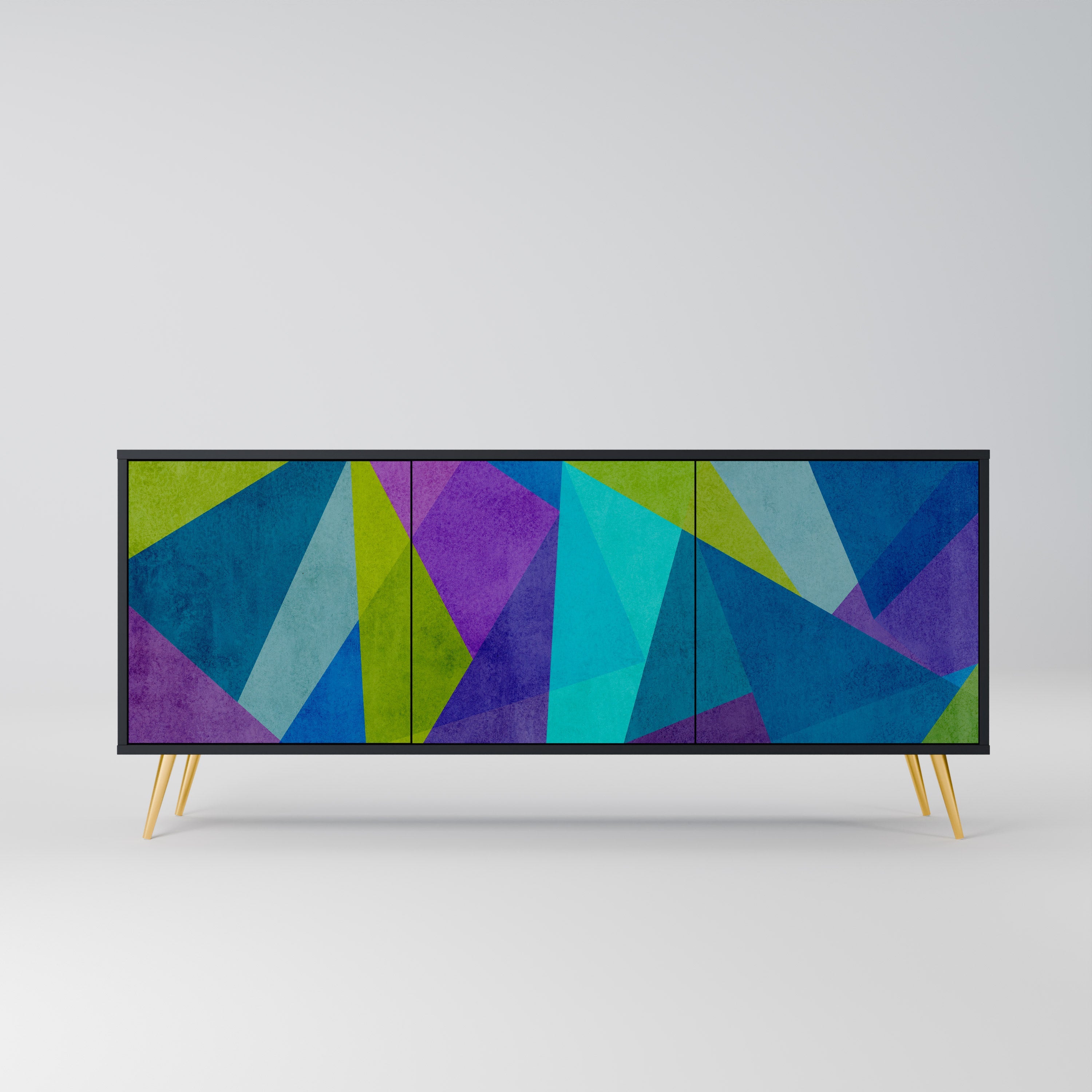 Buffet 3 portes COLD SHOWCASE en finition noire