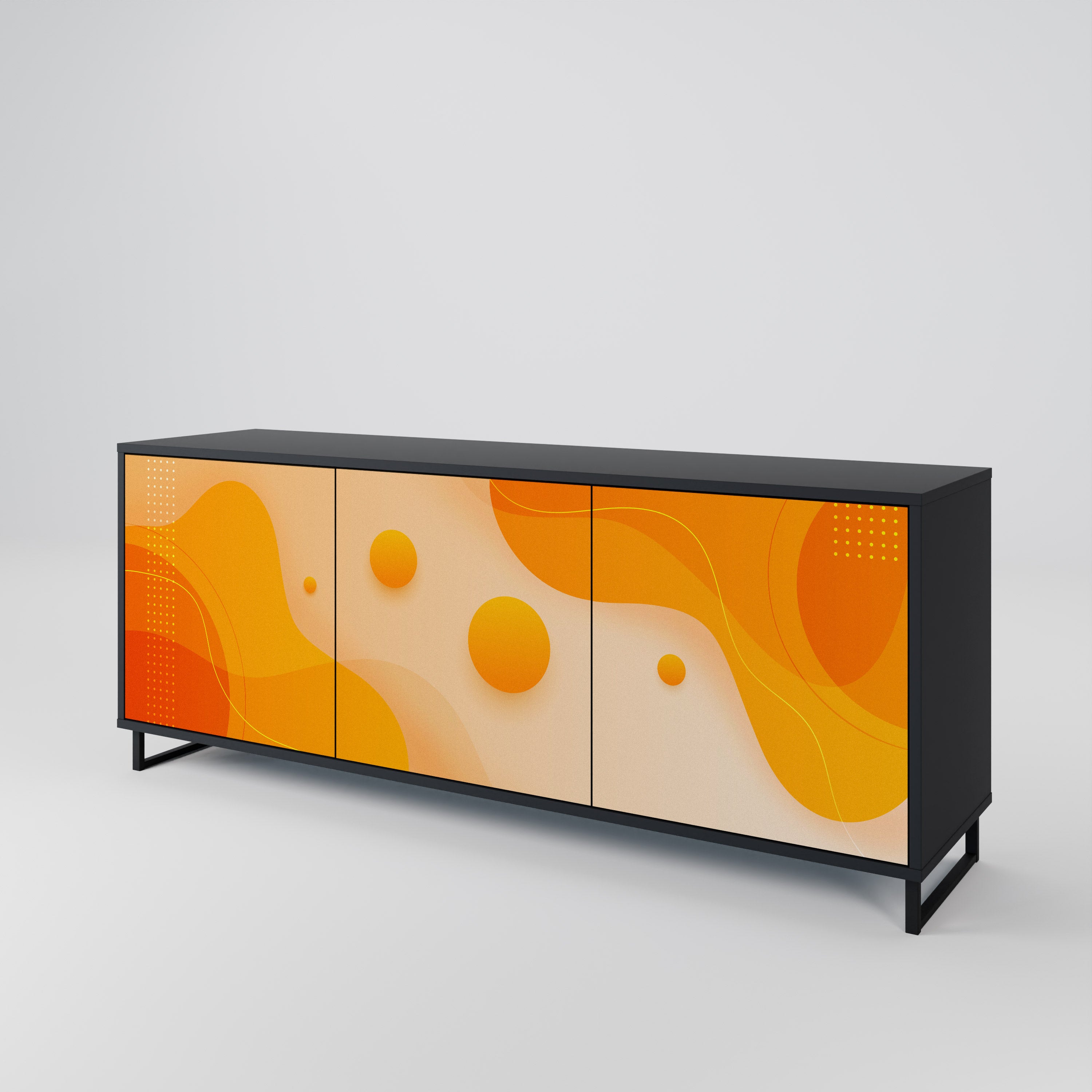 ORANGE ARRANGEMENT 3-Door Sideboard