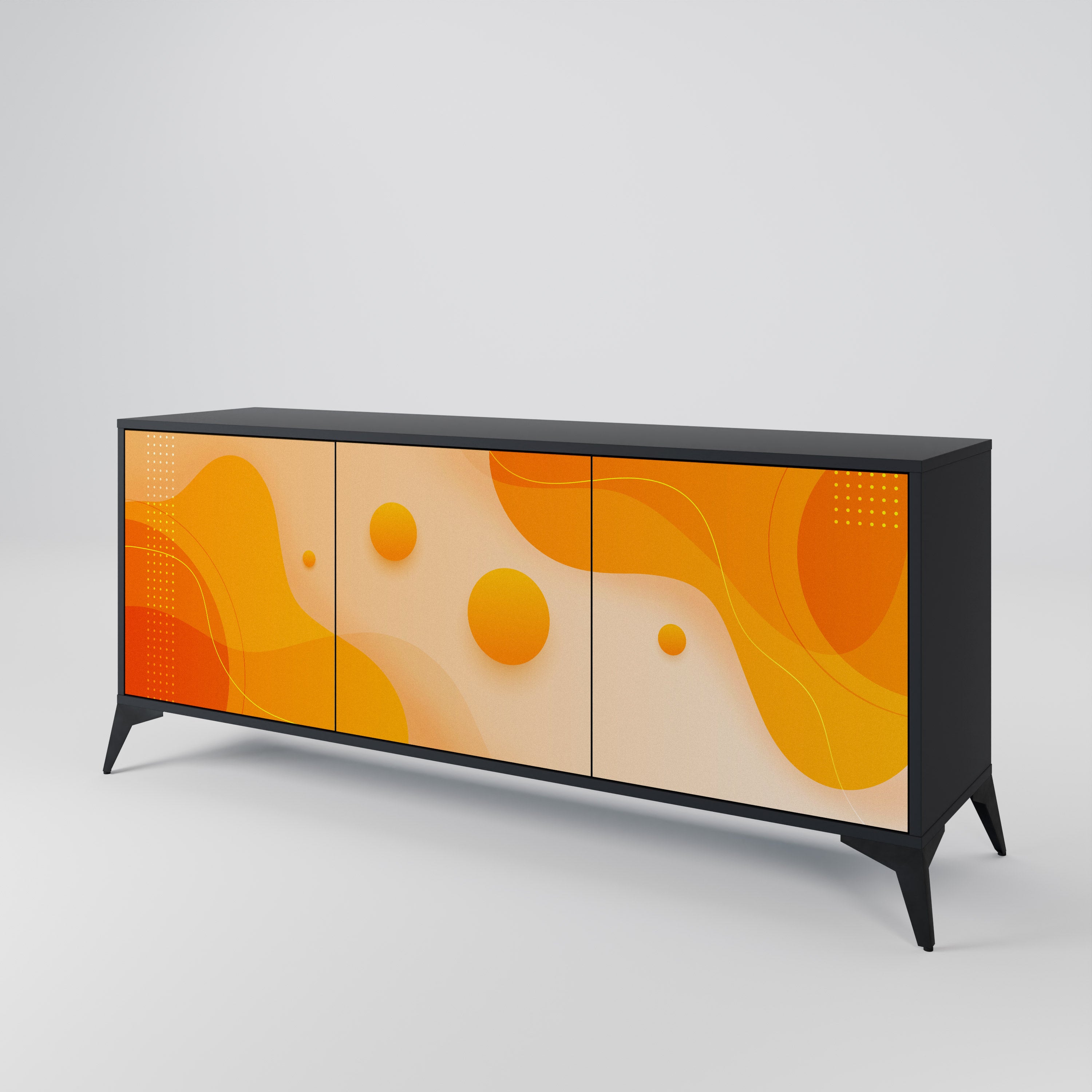 ORANGE ARRANGEMENT 3-Door Sideboard
