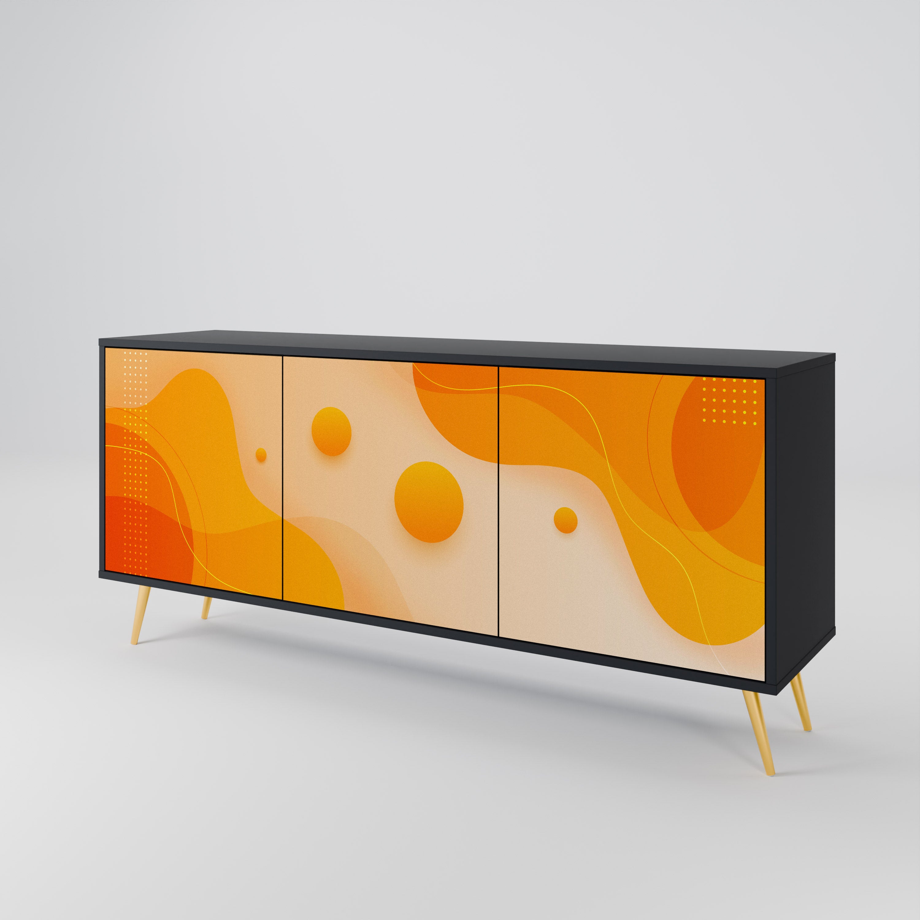 ORANGE ARRANGEMENT 3-Door Sideboard