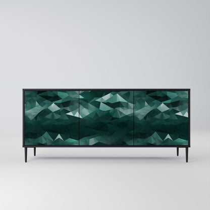POLYGONAL FLOATING 3-Door Sideboard