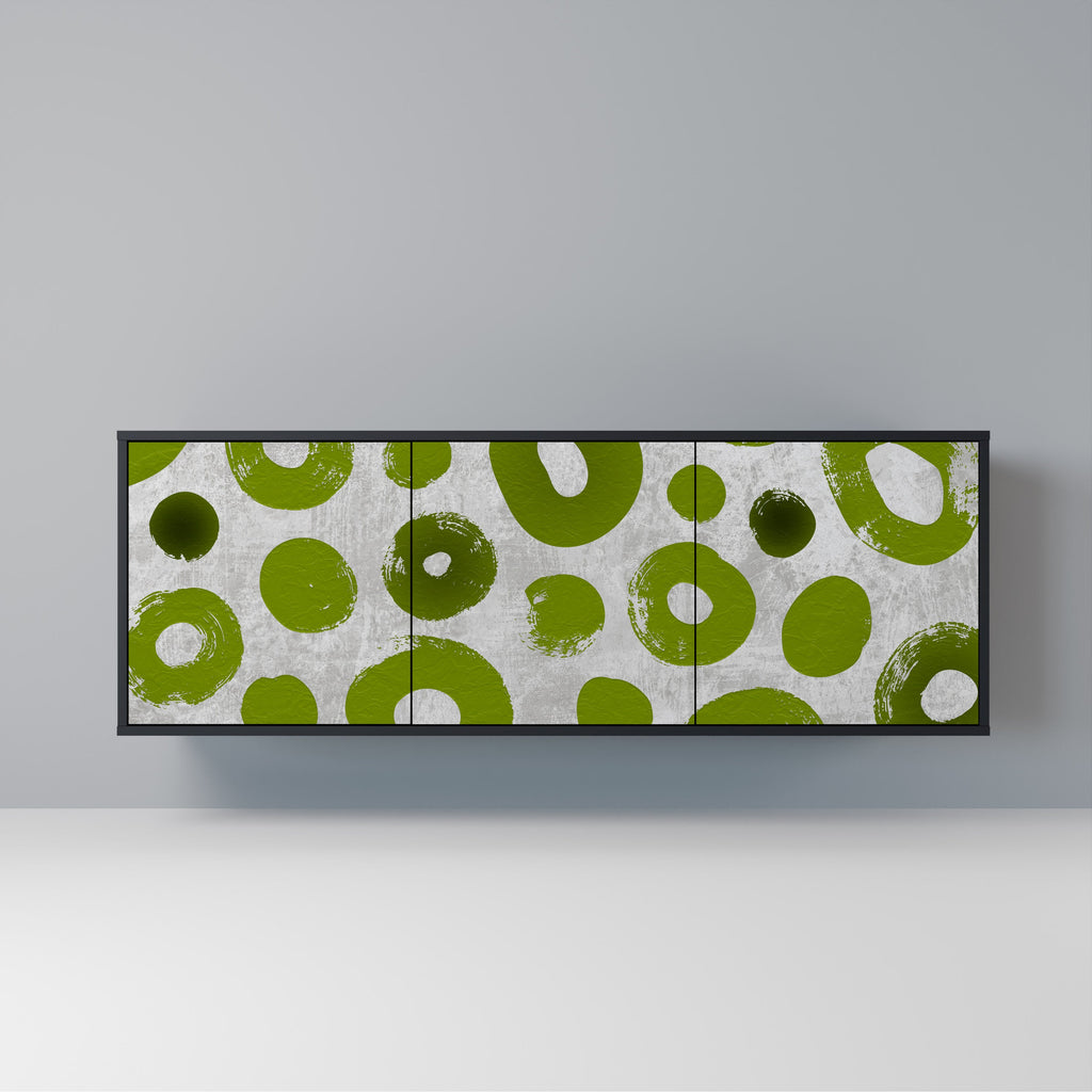 Buffet 3 portes GREEN RHAPSODY finition noire