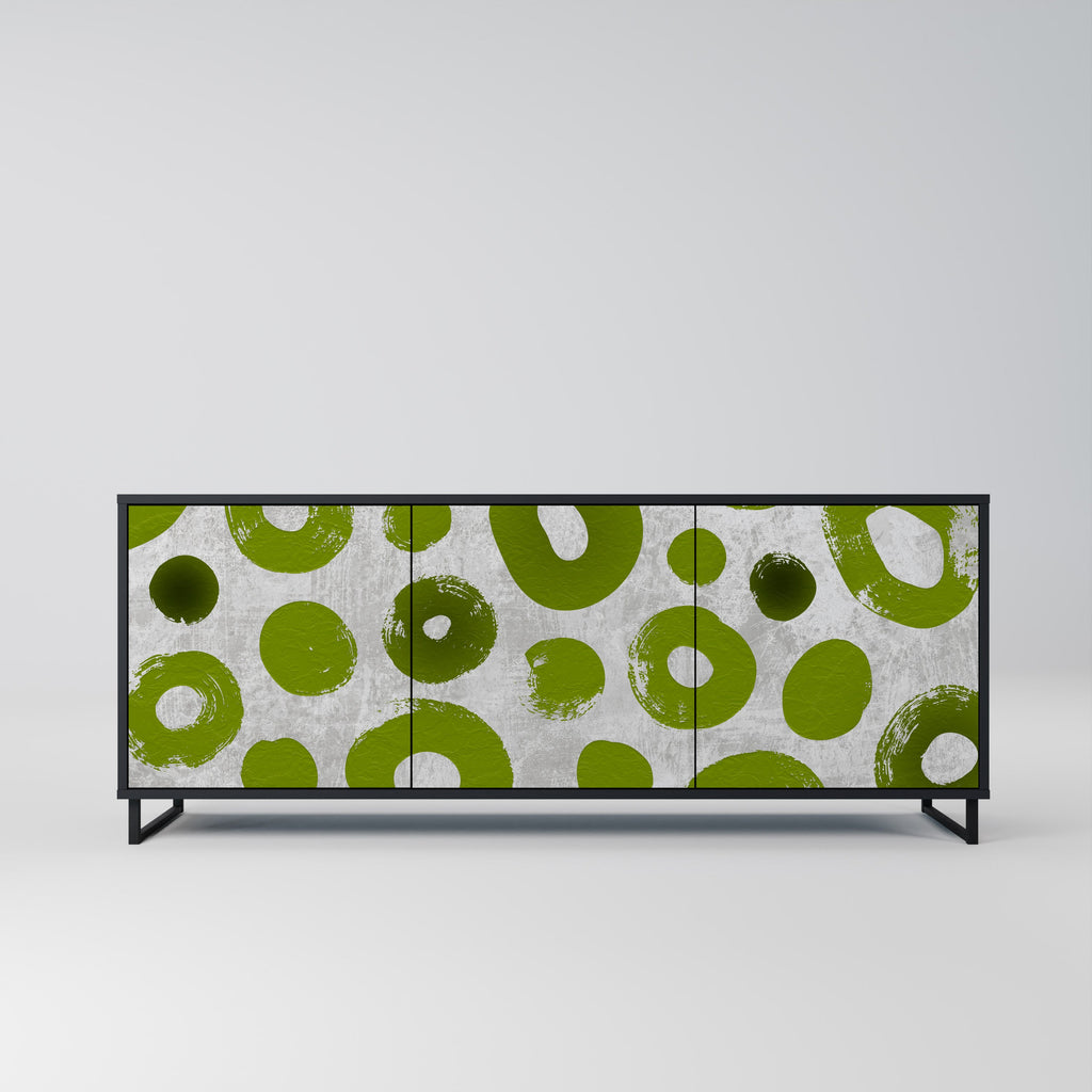 Buffet 3 portes GREEN RHAPSODY finition noire