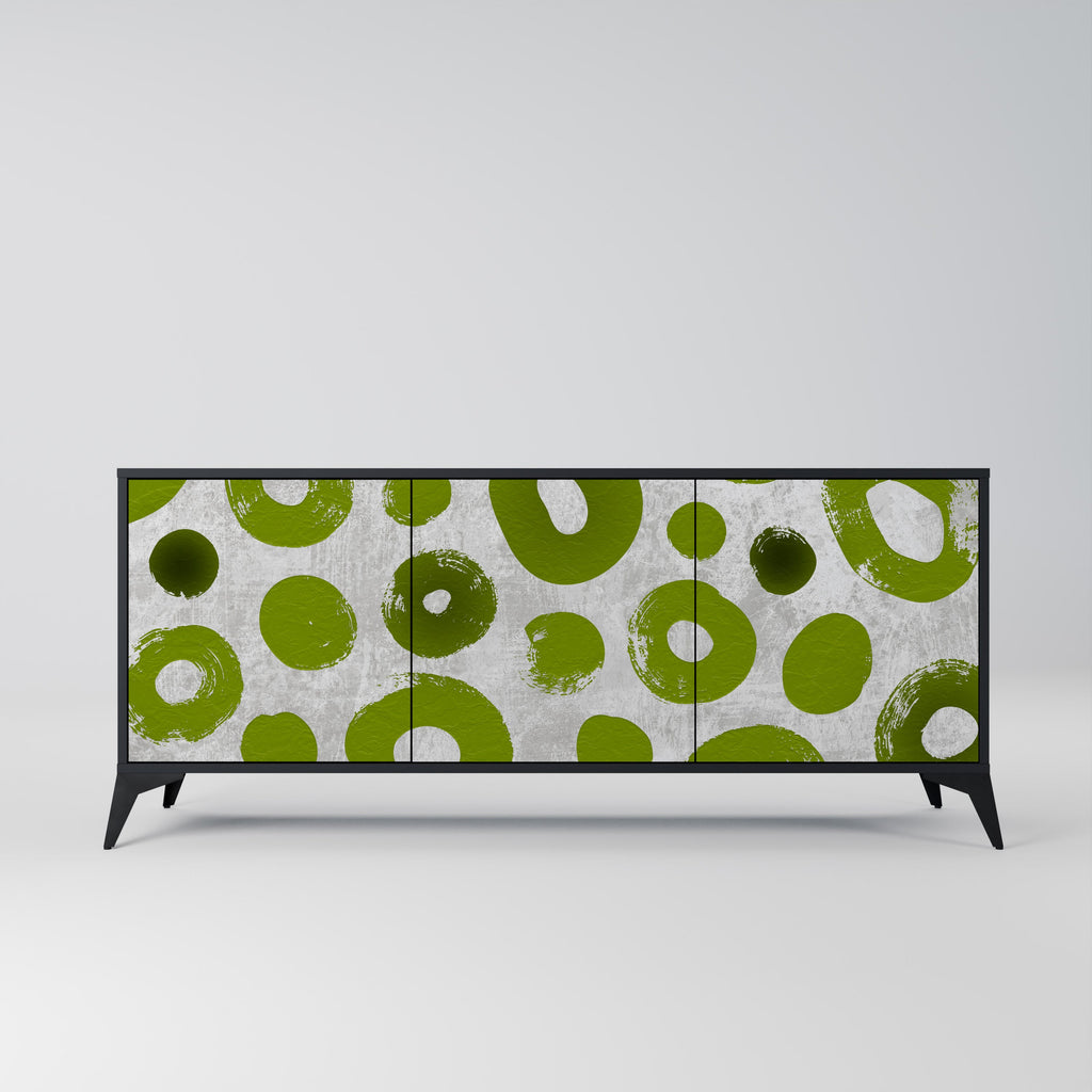 Buffet 3 portes GREEN RHAPSODY finition noire