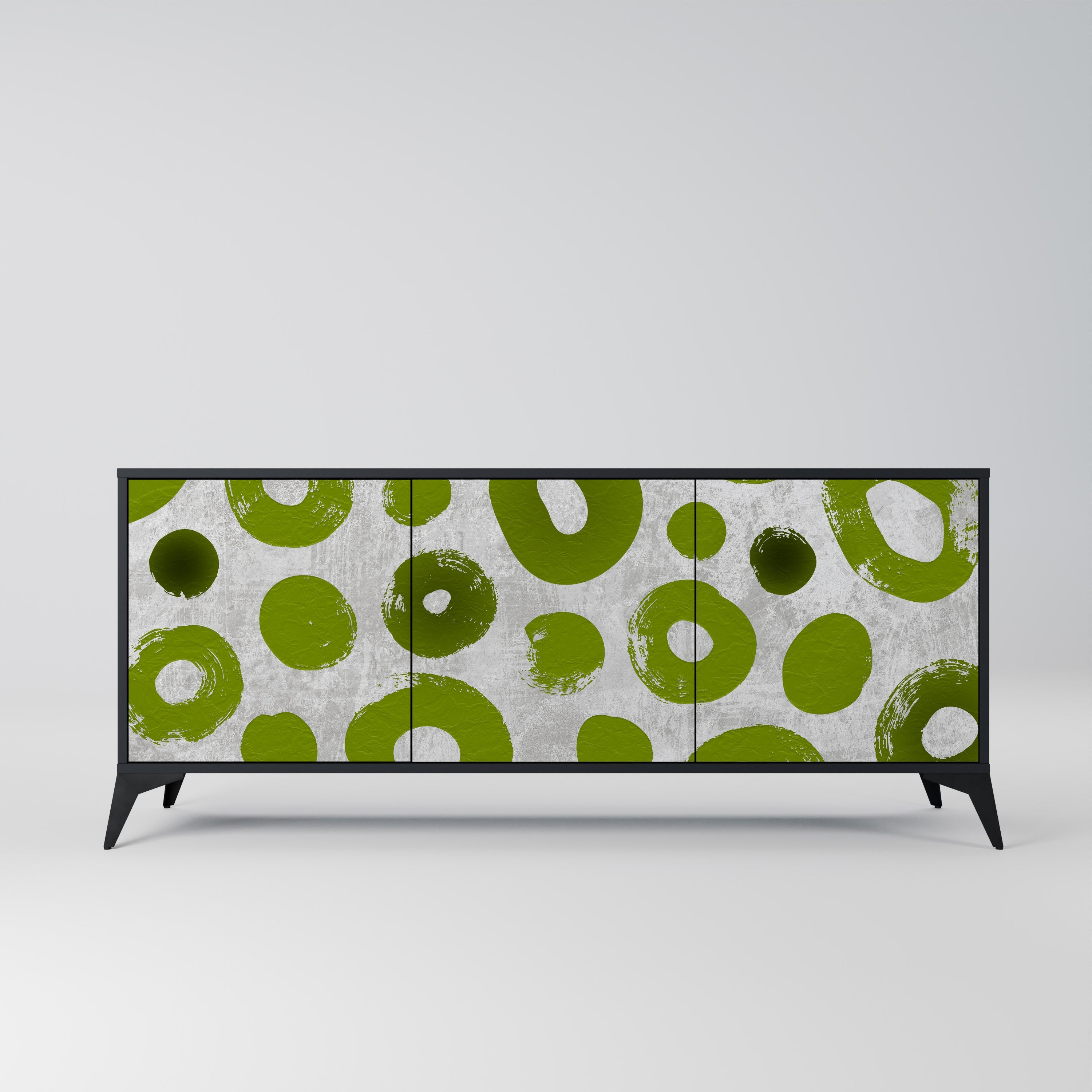 Buffet 3 portes GREEN RHAPSODY finition noire