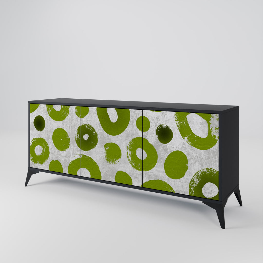 Buffet 3 portes GREEN RHAPSODY finition noire