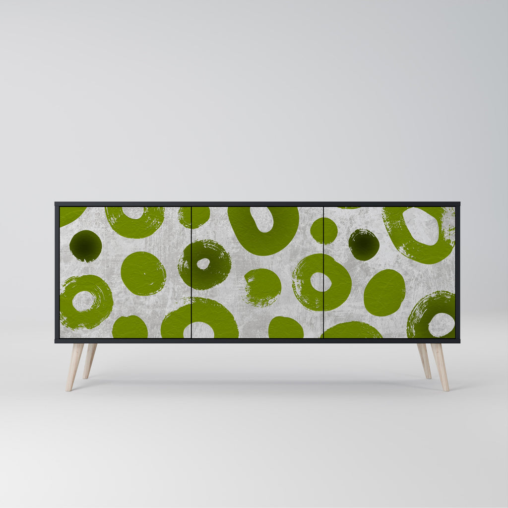 Buffet 3 portes GREEN RHAPSODY finition noire