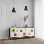 COLORFUL COSMOS 3-Door Sideboard
