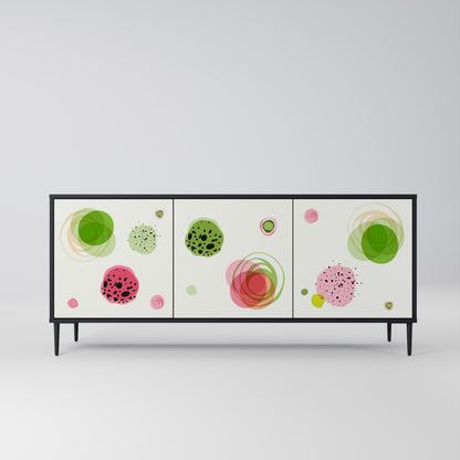 COLORFUL COSMOS 3-Door Sideboard