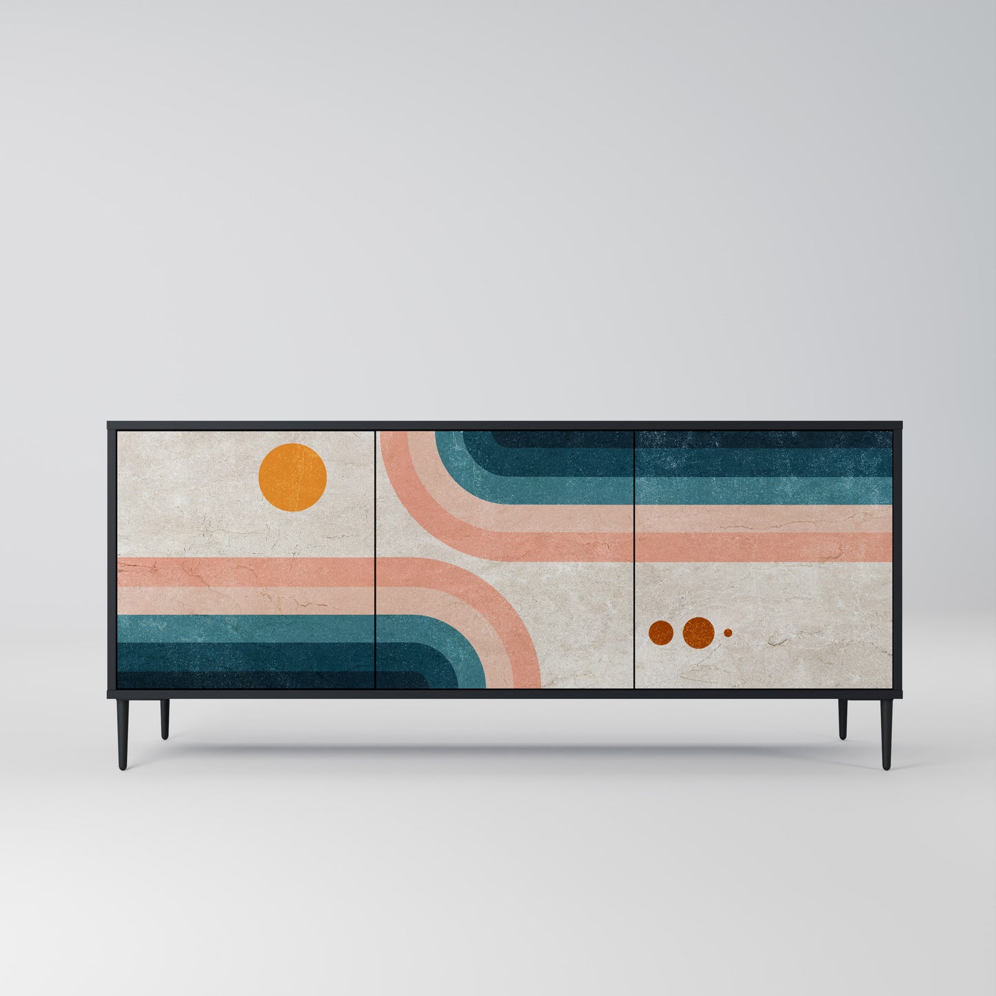 TWO HALVES 3-Door Sideboard