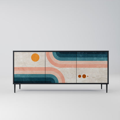 TWO HALVES 3-Door Sideboard