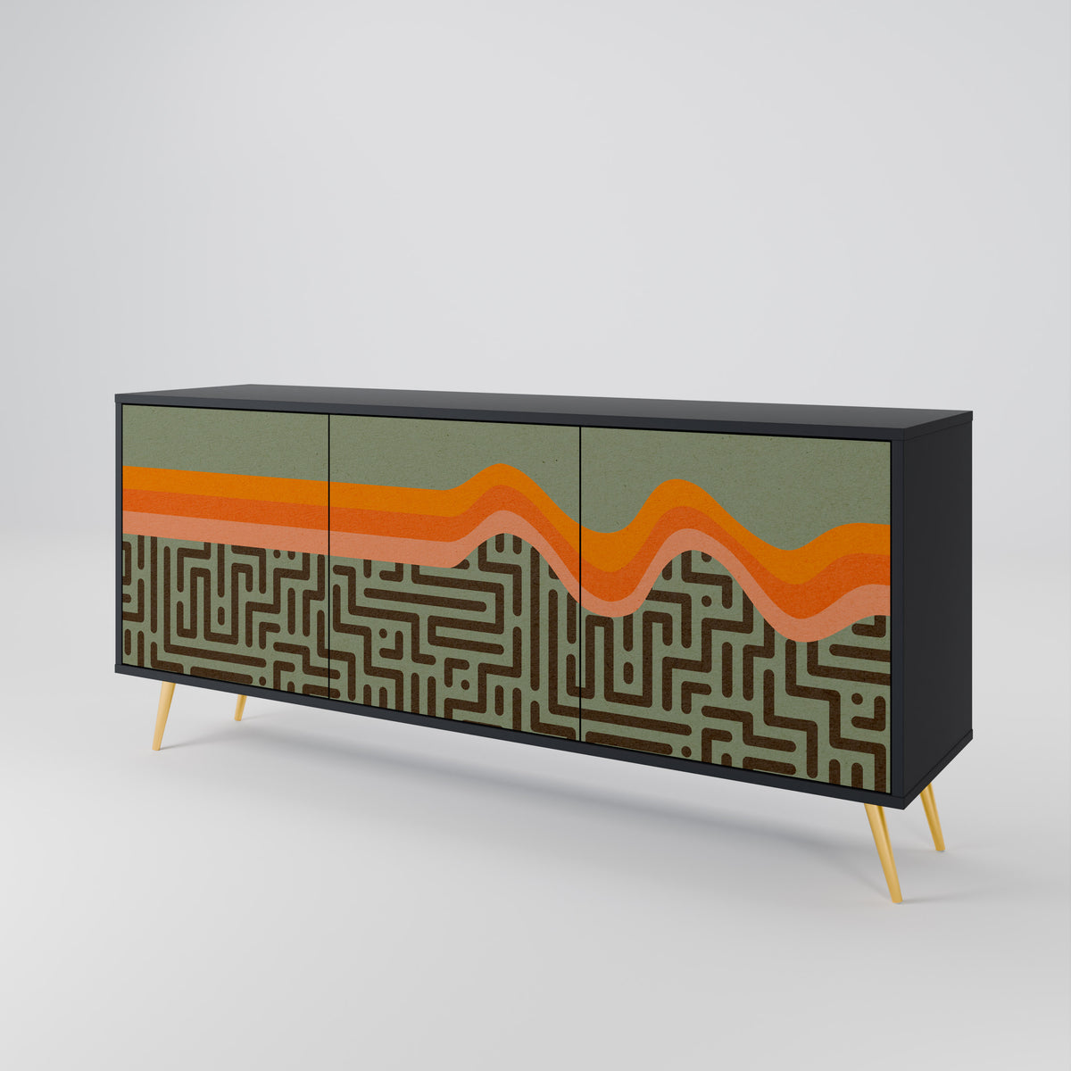 SIMPLE SOLUTIONS 3-Door Sideboard