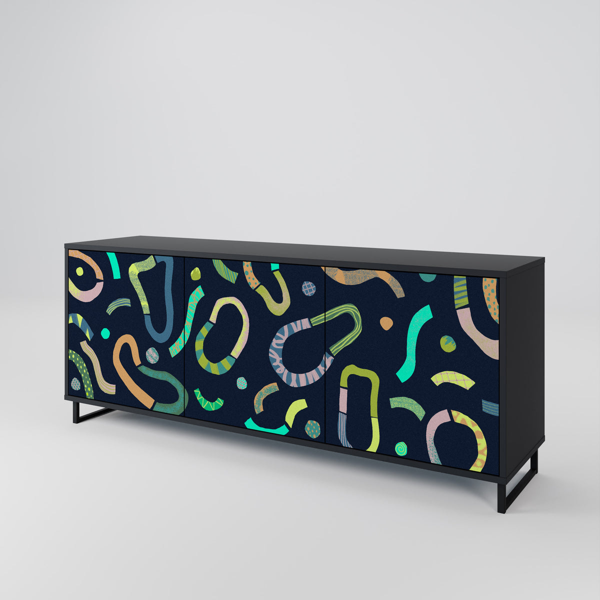 CONTRAST DANCE 3-Door Sideboard