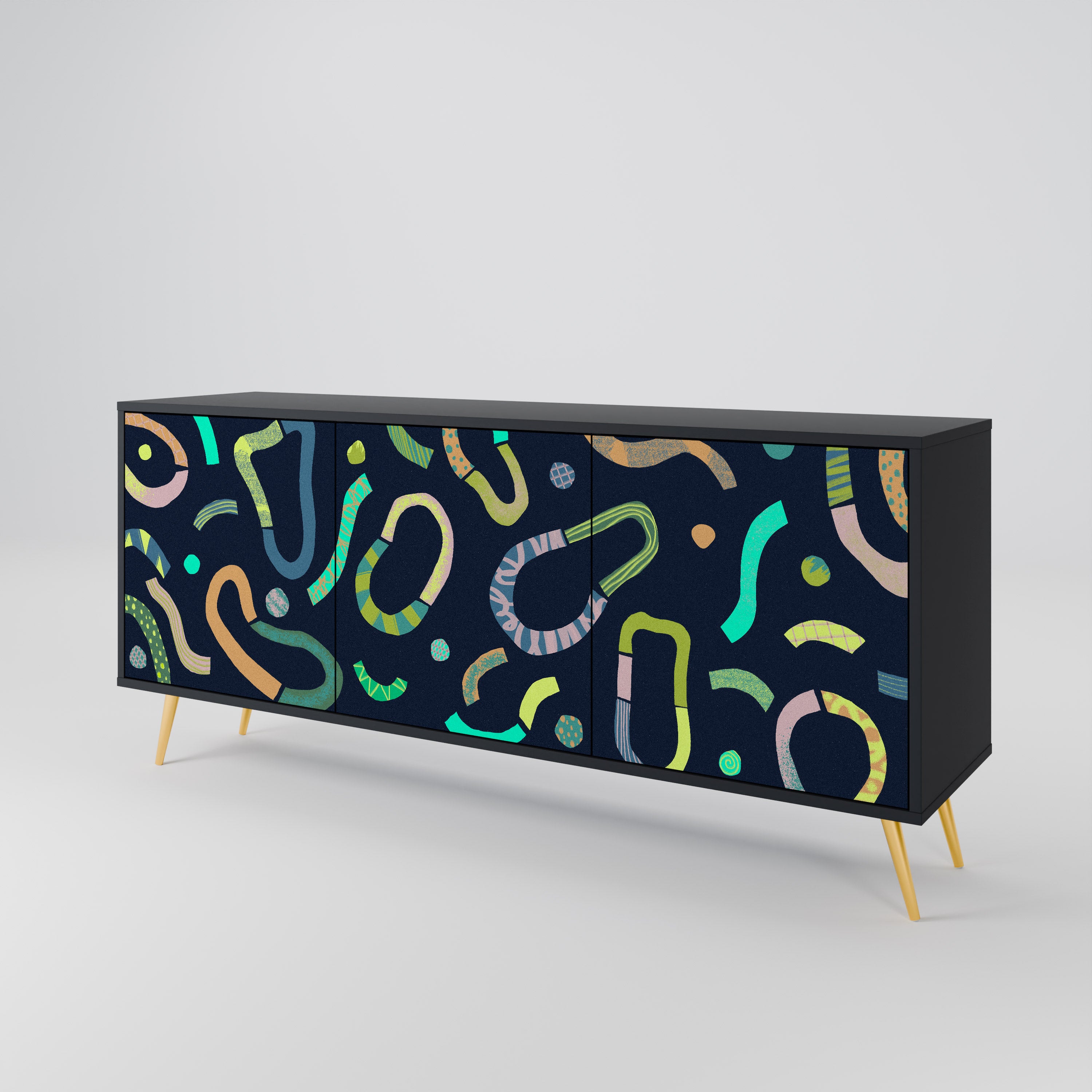 CONTRAST DANCE 3-Door Sideboard