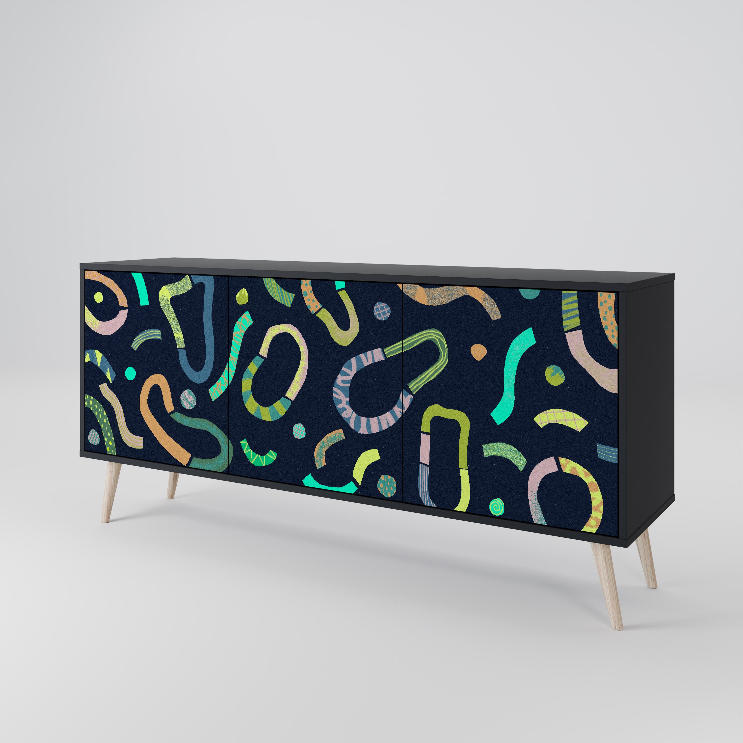 CONTRAST DANCE 3-Door Sideboard