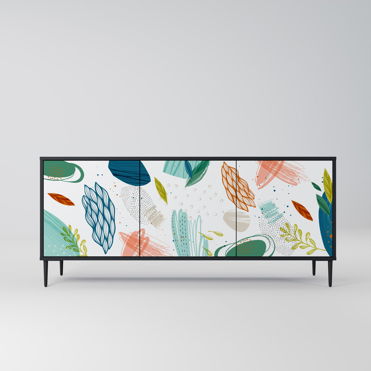 BOTANICAL HURRICANE 3-Door Sideboard