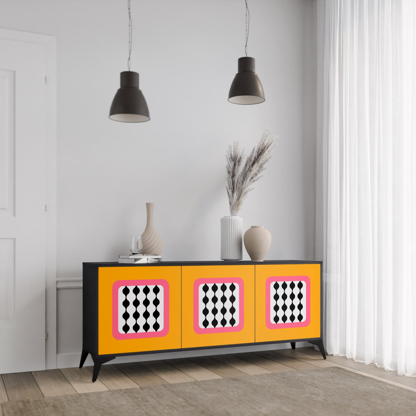 TEARS IN HEAVEN 3-Door Sideboard