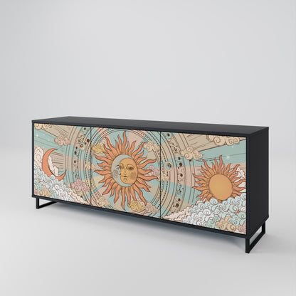 MYSTICAL STRUCTURE 3-Door Sideboard