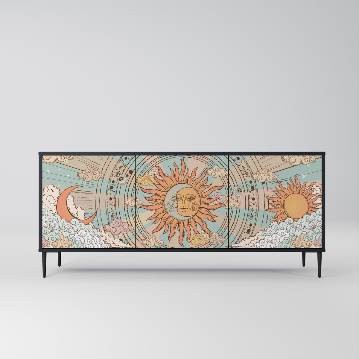 MYSTICAL STRUCTURE 3-Door Sideboard