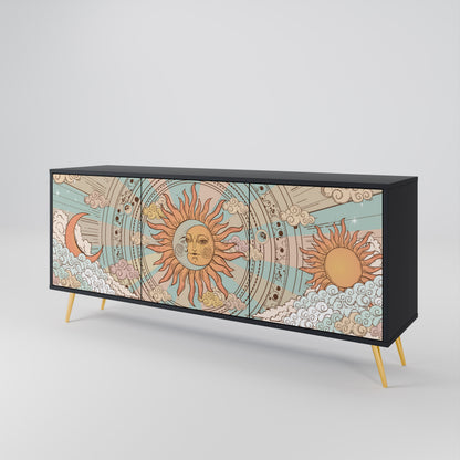 MYSTICAL STRUCTURE 3-Door Sideboard