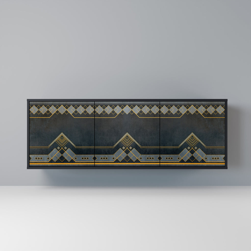 Buffet 3 portes ROYAL ORDINARINESS en finition noire