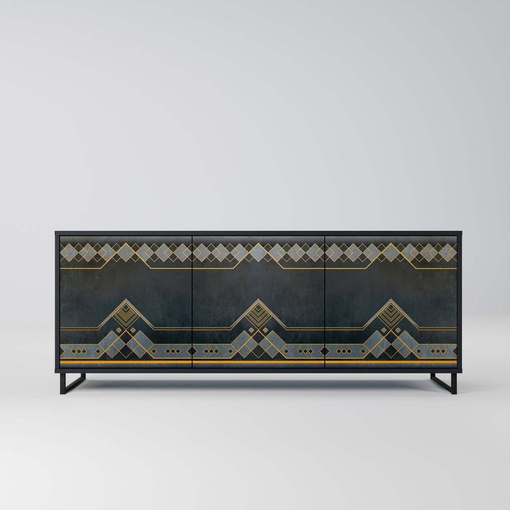 Buffet 3 portes ROYAL ORDINARINESS en finition noire