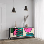 GEOMETRIC RHAPSODY 3-Door Sideboard