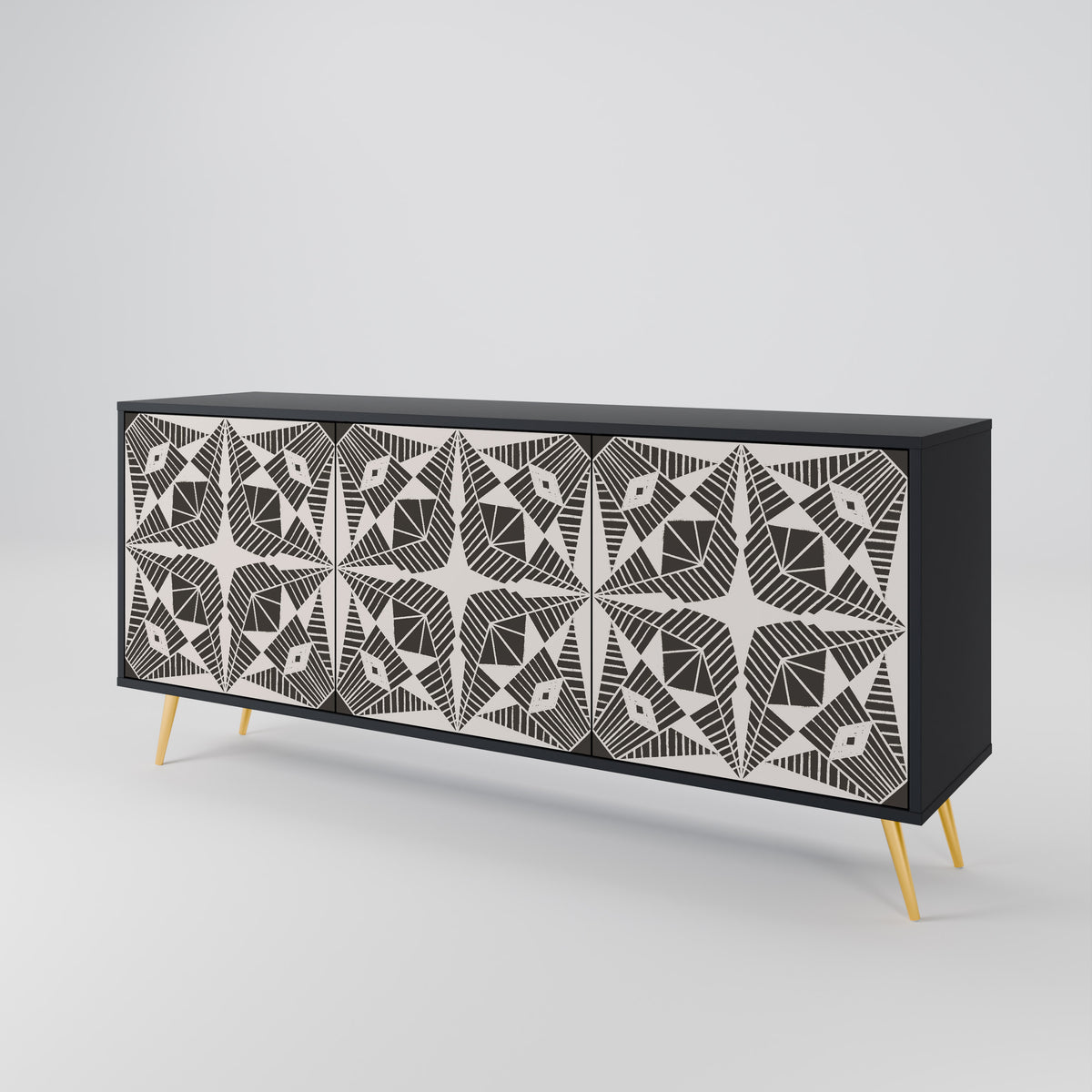 MONOCHROME NEXUS 3-Door Sideboard