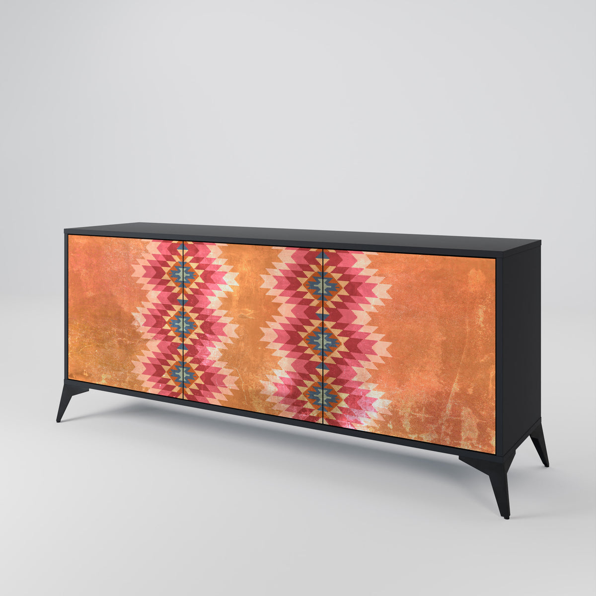 INDIAN FOLK 3-Door Sideboard