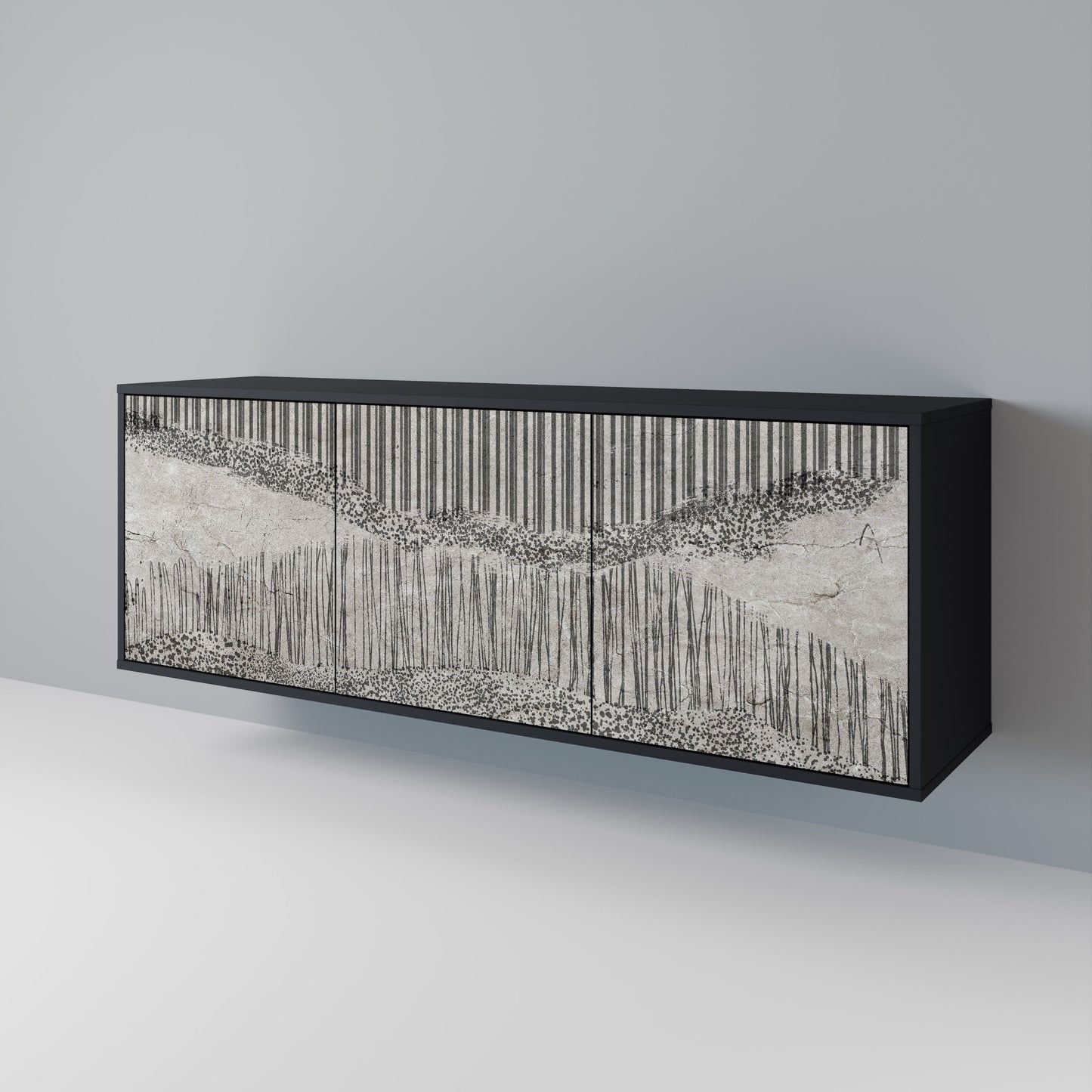 GRAIN LINES 3-Door Sideboard