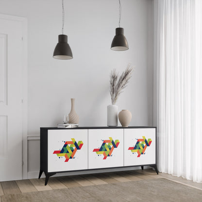 FUTURE SIGN 3-Door Sideboard