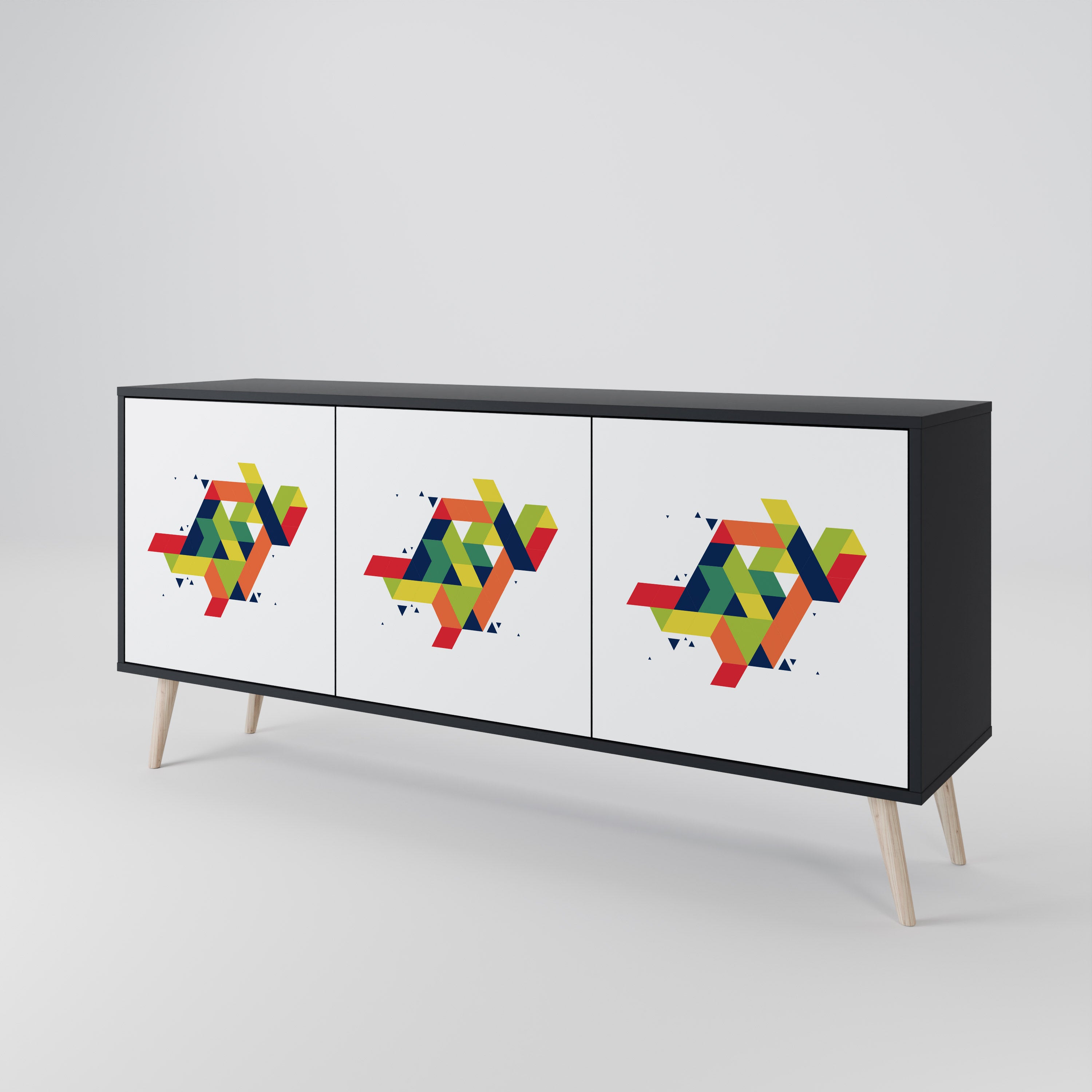 FUTURE SIGN 3-Door Sideboard